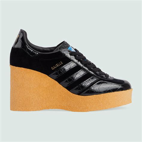 gucci wedge sneaker|gucci gazelle wedge price.